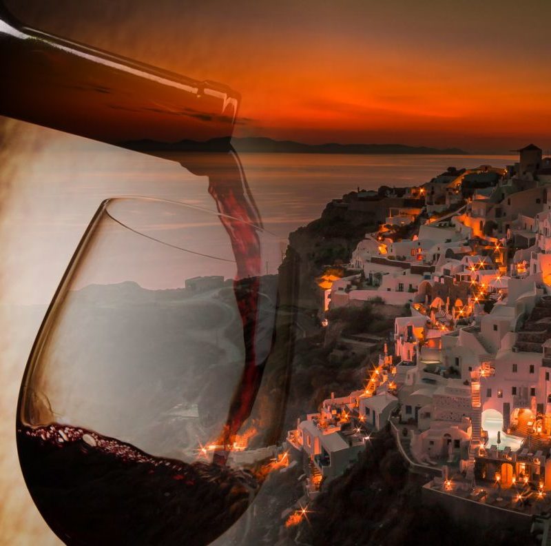 santorini wine tour black beach